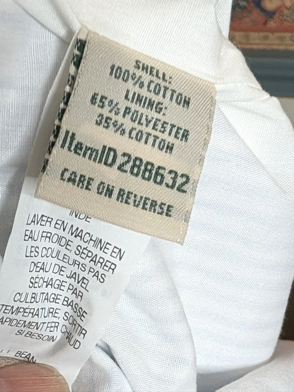 L.L. Bean Light Blue and White Striped Sleeveless Notch-Neck Mini Dress - Picture 5 of 8
